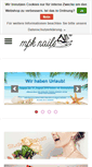 Mobile Screenshot of mpknails.de