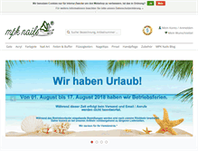 Tablet Screenshot of mpknails.de